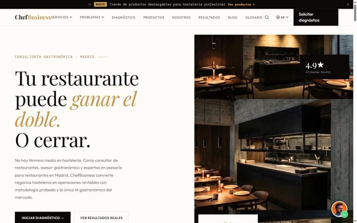 Web de ChefBusiness