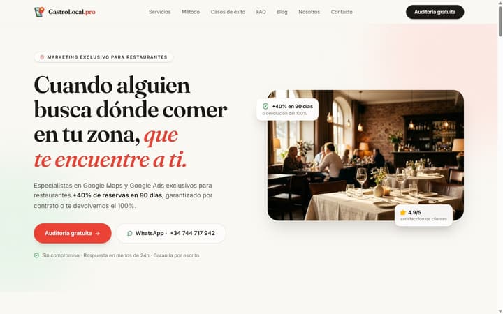 Web de GastroLocal.pro